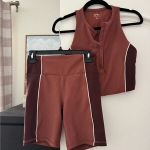 YPB Women's Maroon/Burgundy Set